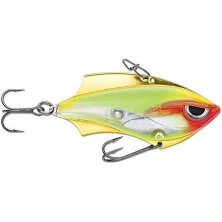 Rapala RapV Blade 5, 2 38 Oz, Vmc 6 And 8 Hooks, Metal Frame, Clown RVB05CLN